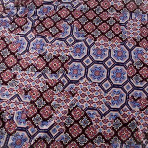 Portuguese Tiles Soft Jersey - Blush - 2.2m piece