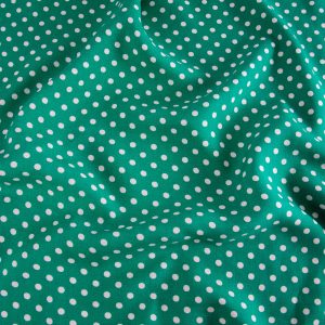 Peaspot Viscose - Green - 1m piece
