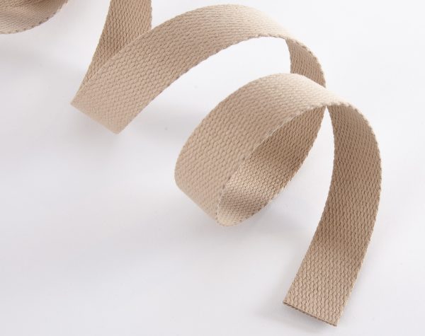 1" Wide Webbing for Bag Handles - Light Taupe