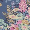 Tilda Fabrics Chic Escape - Whimsy Flower Blue - Image 2