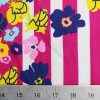 Floral Stripy Border Cotton - Image 2