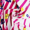 Floral Stripy Border Cotton