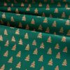 Forest Green and Metallic Gold Christmas Trees