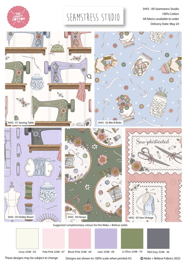 Seamstress Studio 5 Fat Quarter Pack