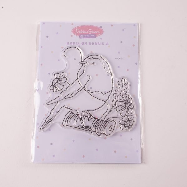 Polymer Stamp - Robin on Bobbin 2