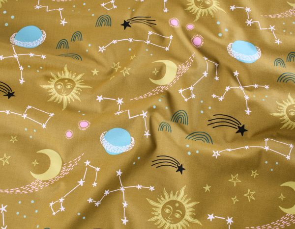Michael Miller - Constellations on Mustard - Image 2