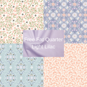 NEW Lewis & Irene Honey Sweet 5 Fat Quarter Pack FREE PLAIN