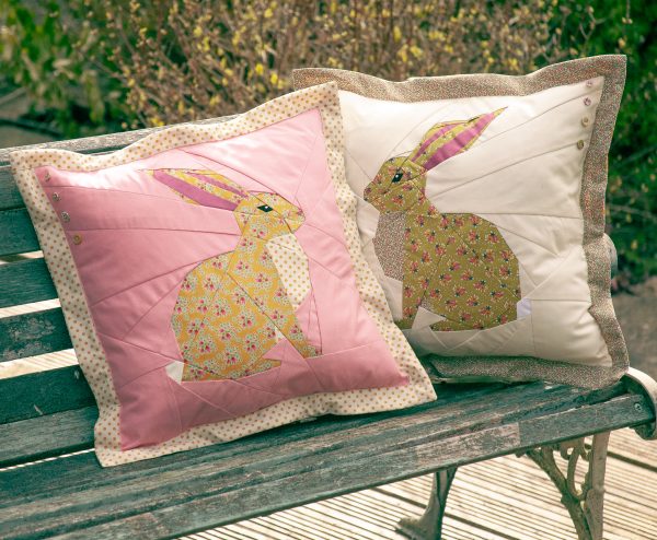 Foundation Piecing Fabric Panel - Rabbits