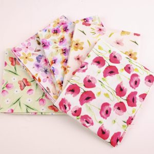Debbie Shore Spring Watercolours 5 Fat Quarter Pack