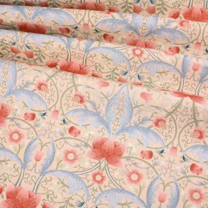 V&A William Morris Organic Cotton - Morris Muses Lotus and Acanthus