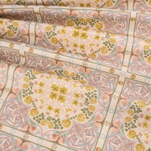 V&A William Morris Organic Cotton - Morris Muses Embroidered Cloth