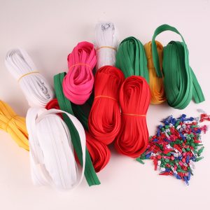 Fourteen x 10m rolls of N3 continuous zips with sliders