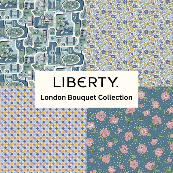 Liberty Fabrics London Bouquet Collection 4 Fat Quarter Pack