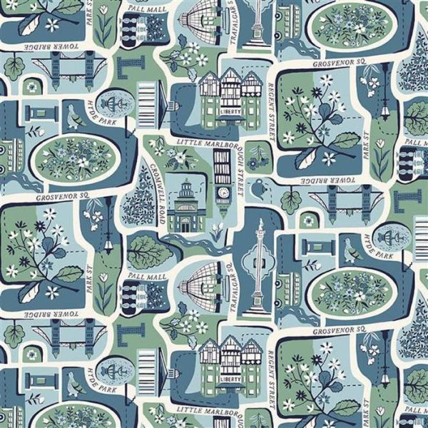 Liberty Fabrics London Bouquet Collection - Charming City