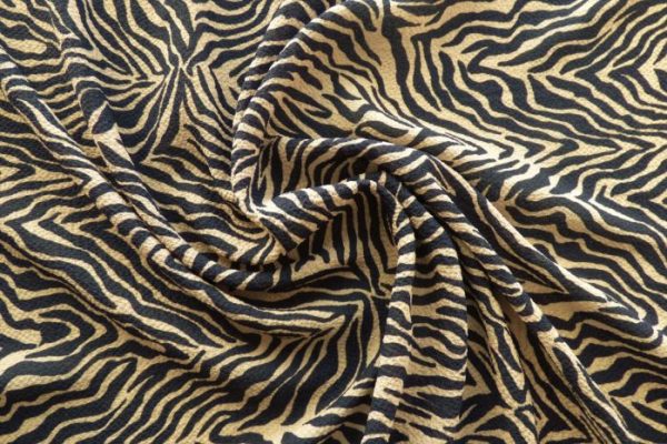 Lady McElroy Zebra Print Crepe